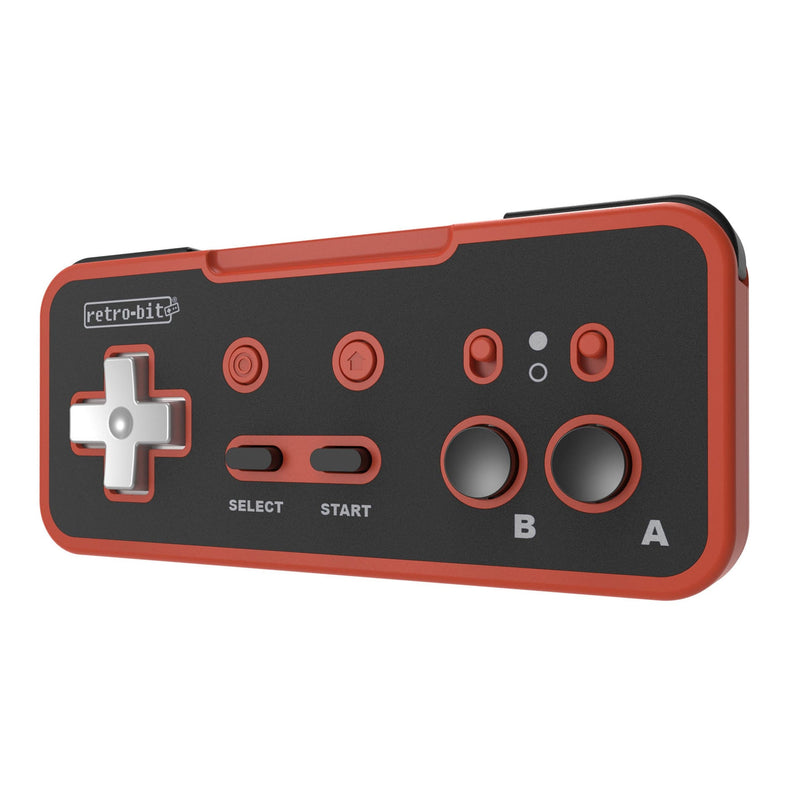 Retro-Bit Origin8 2.4Ghz Wireless Controller - Red & Black - The Pi Hut