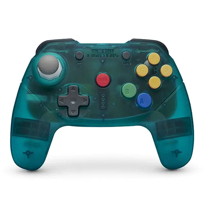 Retro Fighters Brawler64 Bluetooth NSO Edition - Transparent Blue by Retro Fighters - The Pi Hut