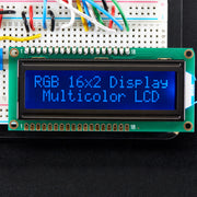 RGB backlight negative LCD 16x2 + extras (RGB on black) by Adafruit - The Pi Hut
