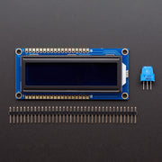 RGB backlight negative LCD 16x2 + extras (RGB on black) by Adafruit - The Pi Hut