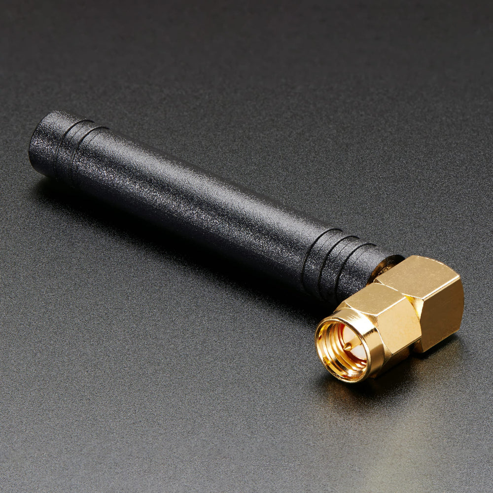 Right-angle Mini GSM/Cellular Quad-Band Antenna - 2dBi SMA Plug by Adafruit - The Pi Hut