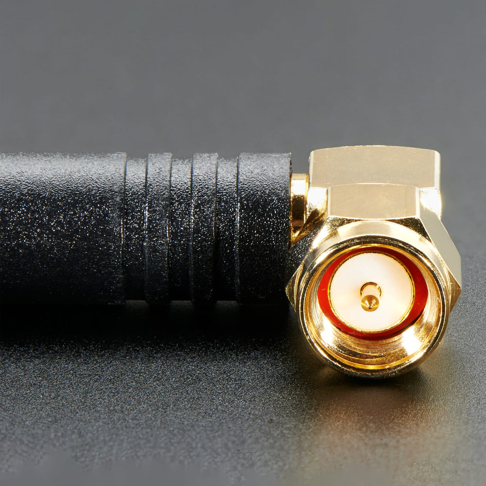 Right-angle Mini GSM/Cellular Quad-Band Antenna - 2dBi SMA Plug by Adafruit - The Pi Hut