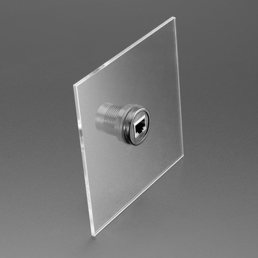 RJ-50 (10P10C) Round Panel Mount Adapter Plug