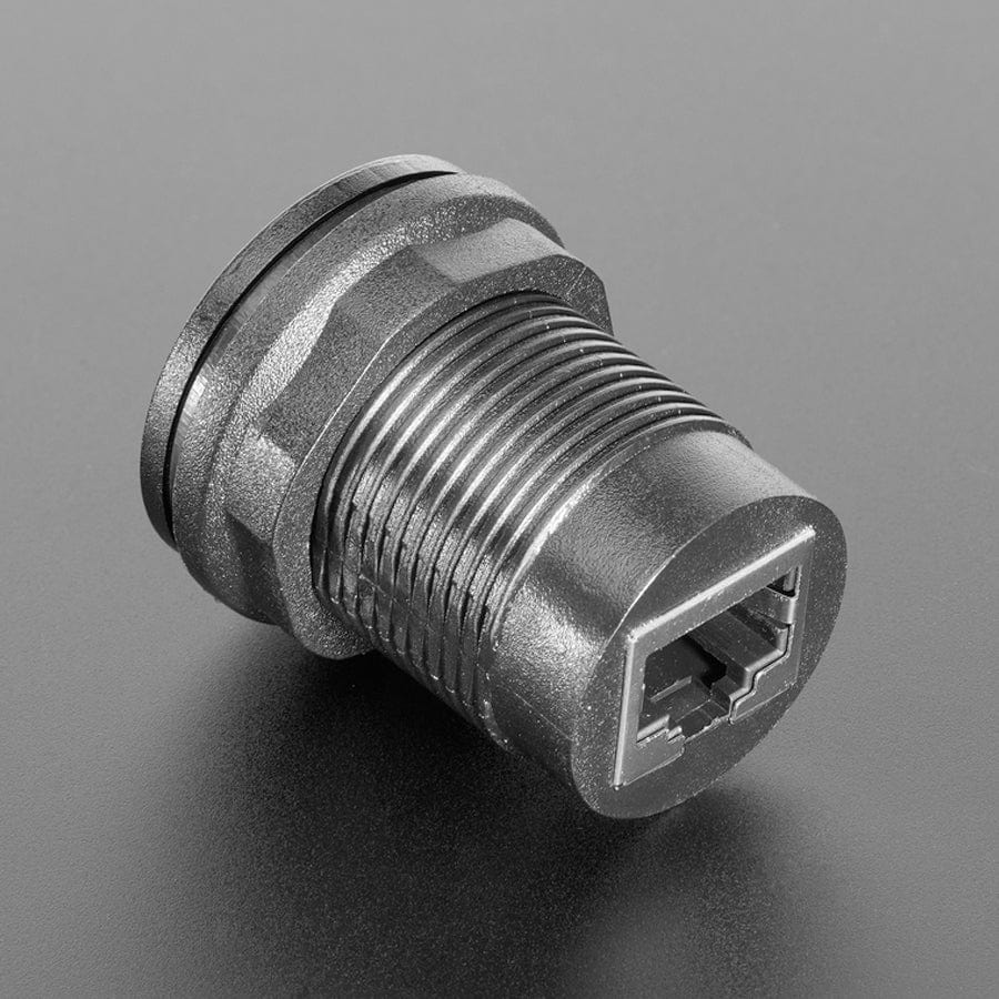 RJ-50 (10P10C) Round Panel Mount Adapter Plug - The Pi Hut