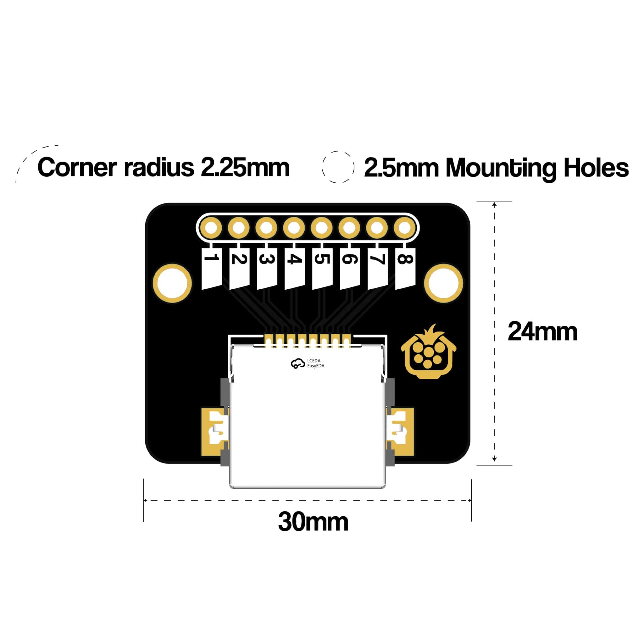 RJ45 Breakout - Horizontal by The Pi Hut - The Pi Hut