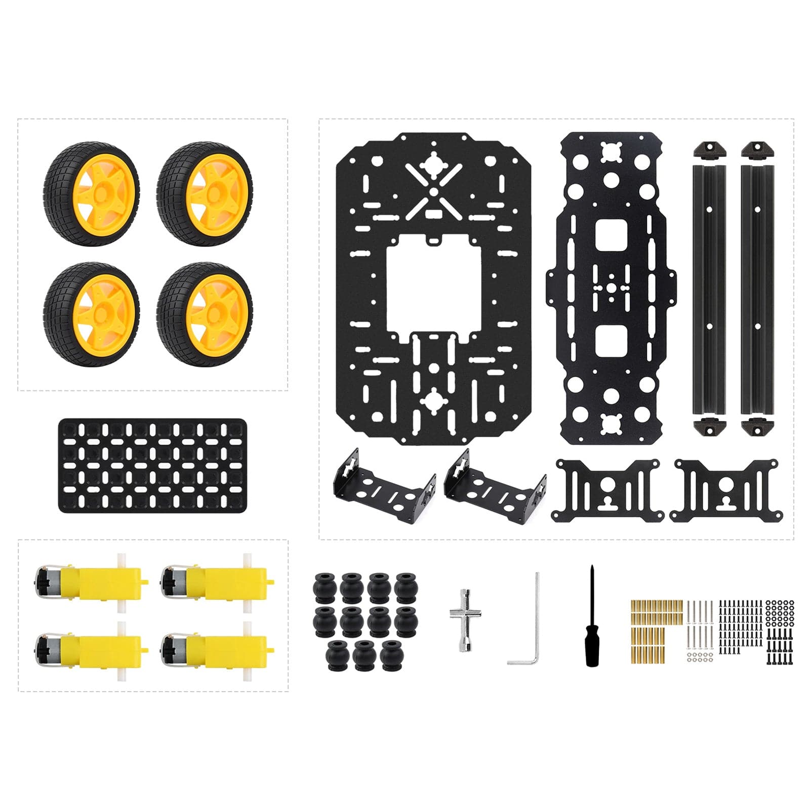 Robot Chassis Kit NP - The Pi Hut