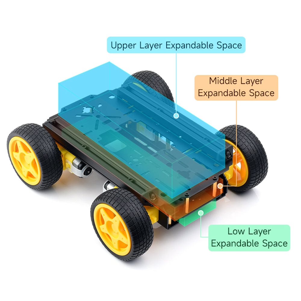 Robot Chassis Kit NP - The Pi Hut