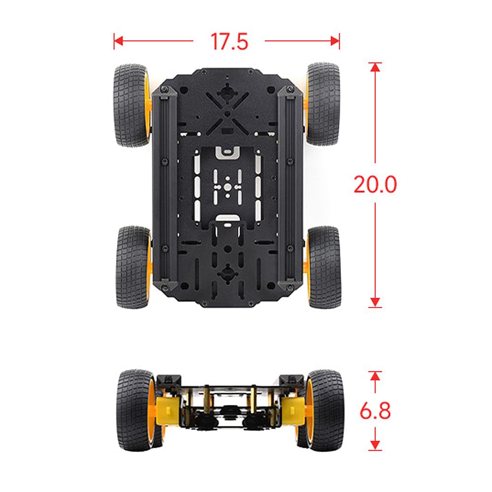 Robot Chassis Kit NP - The Pi Hut