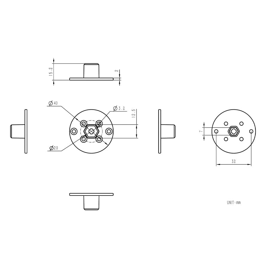 Roller485 Lite Unit without Slip Ring (STM32)