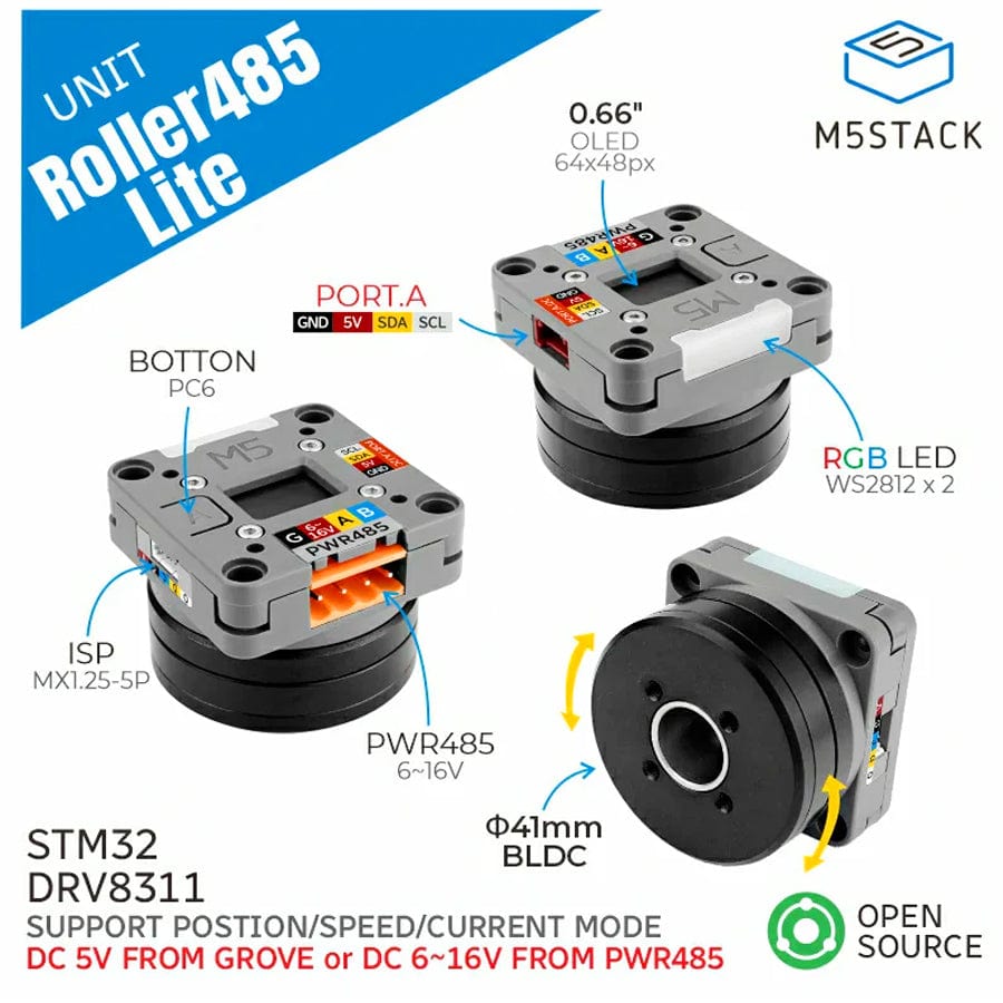 Roller485 Lite Unit without Slip Ring (STM32)