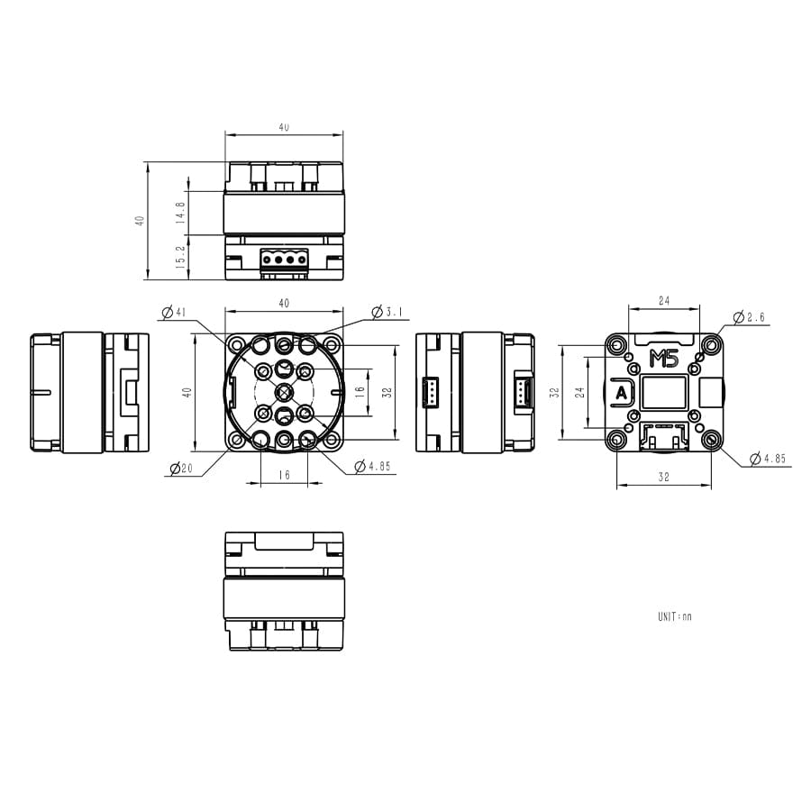 Roller485 Lite Unit without Slip Ring (STM32) - The Pi Hut