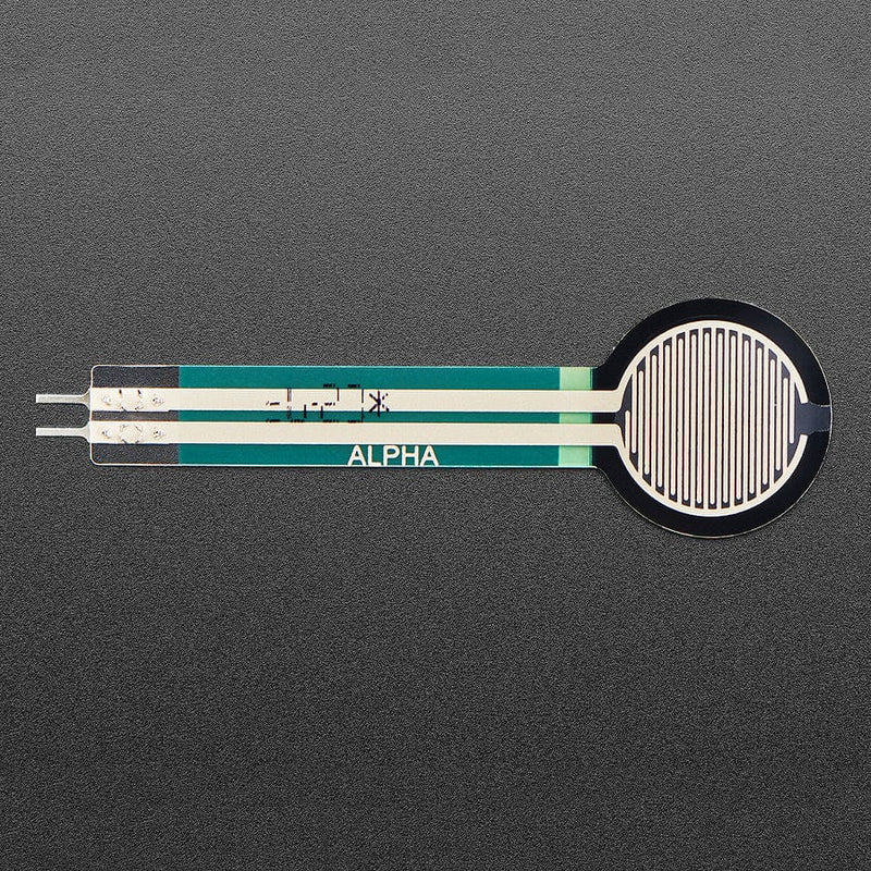 Round High Force Sensitive Resistor (FSR) - 1 ~ 100 Newton Force - Alpha MF01A-N-221-A05