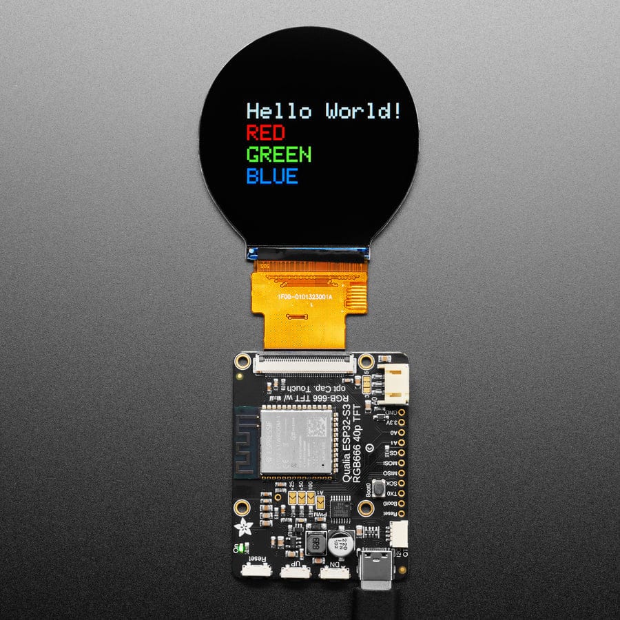 Round RGB TTL TFT Display - 2.1" 480x480 - No Touchscreen - TL021WVC02-B1323B - The Pi Hut