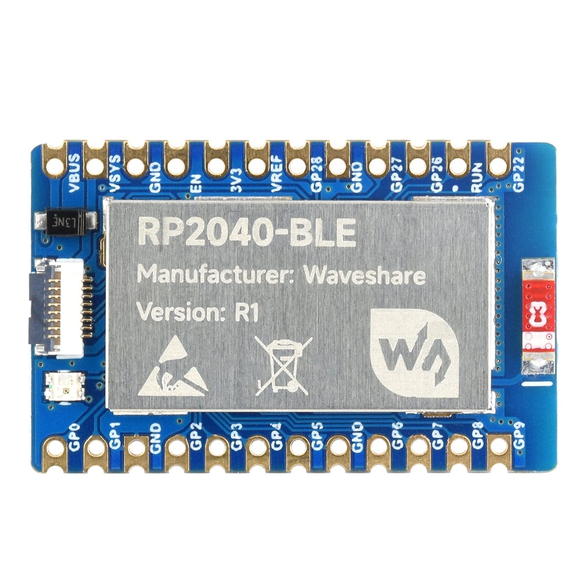 RP2040-BLE Development Board with Adapter Board