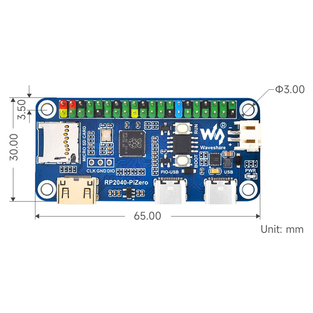 RP2040 Zero Development Board - The Pi Hut