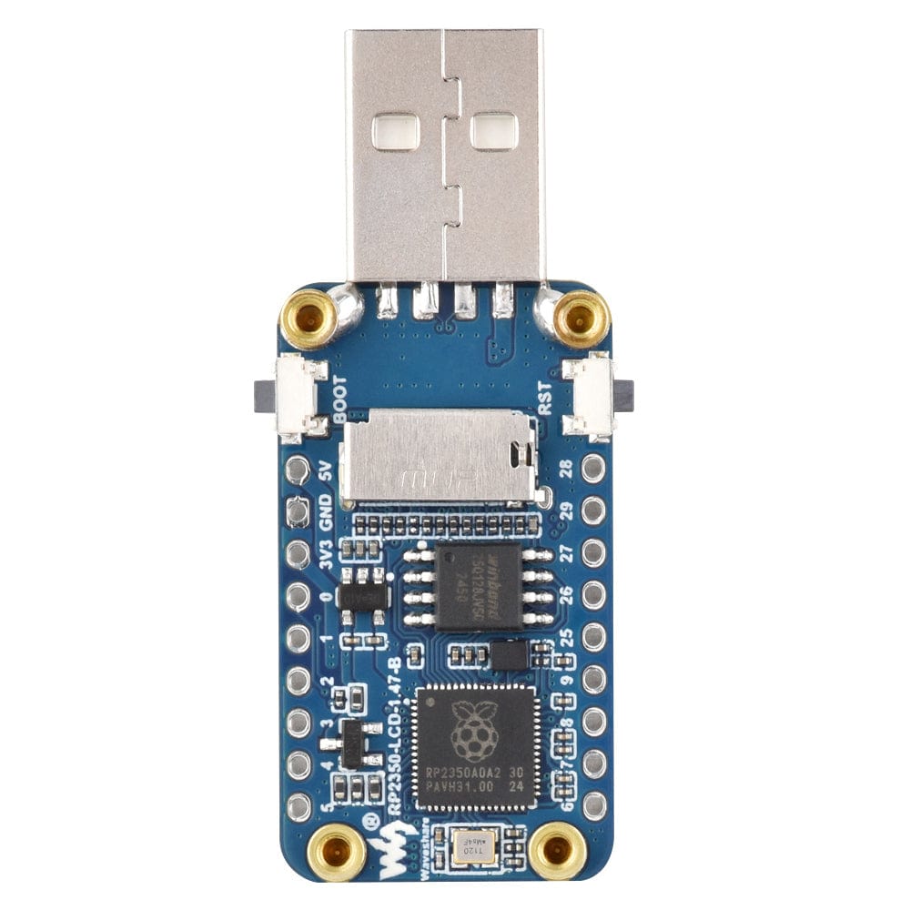 RP2350 1.47" Display Development Board - USB-A (172x320) by Waveshare - The Pi Hut