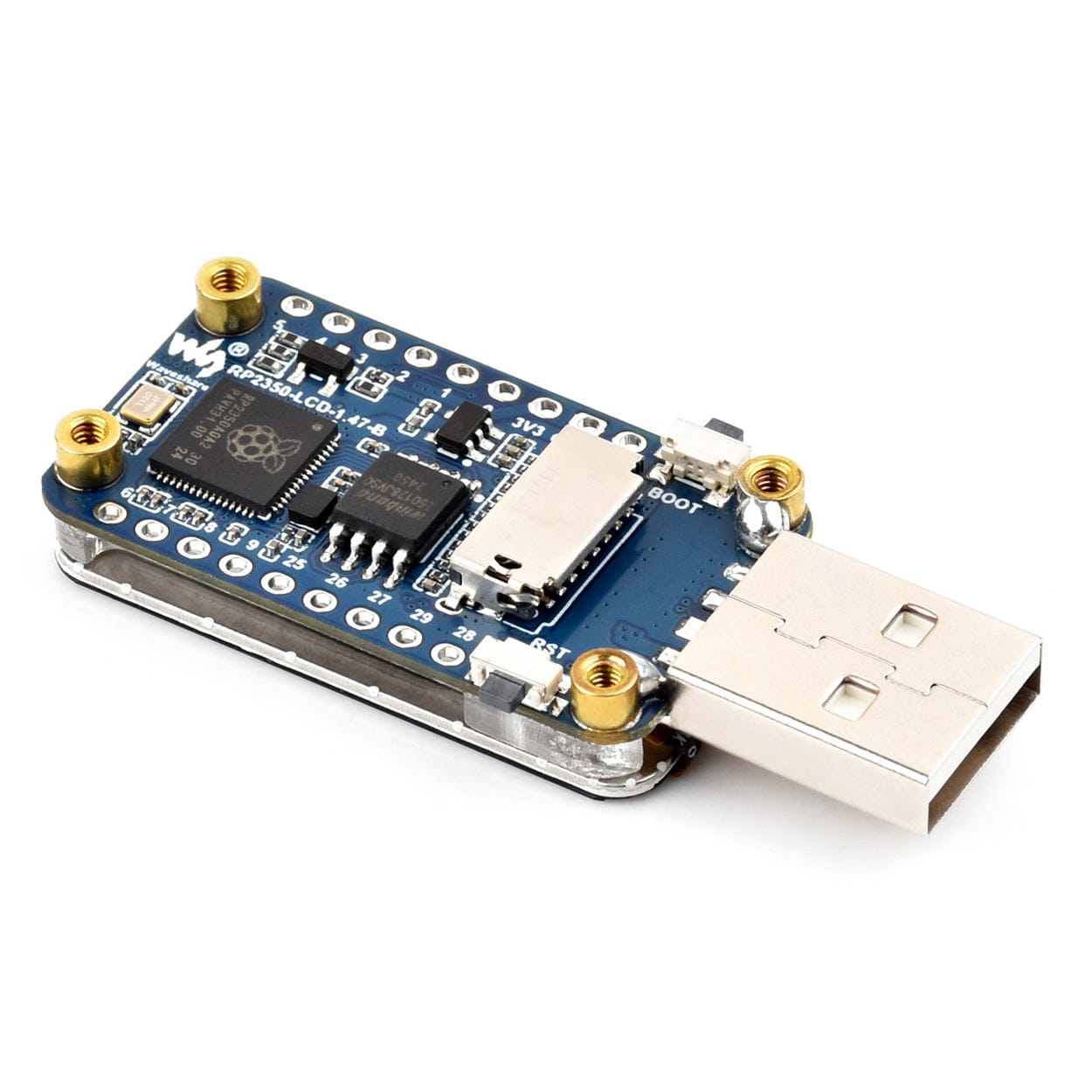RP2350 1.47" Display Development Board - USB-A (172x320) by Waveshare - The Pi Hut