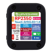 RP2350 1.8" AMOLED Touch Display Dev Board (368×448) by Waveshare - The Pi Hut