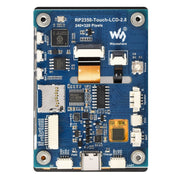 RP2350 2.8" Capacitive Touch Dev Board with 6-Axis IMU by Waveshare - The Pi Hut