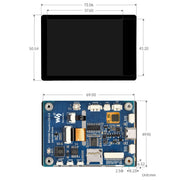 RP2350 2.8" Capacitive Touch Dev Board with 6-Axis IMU by Waveshare - The Pi Hut