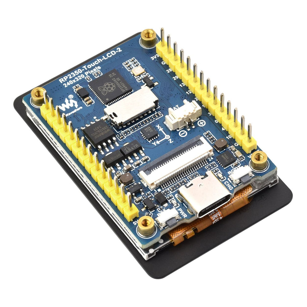 RP2350 2" Capacitive Touch Display Dev Board with 6-Axis IMU by Waveshare - The Pi Hut