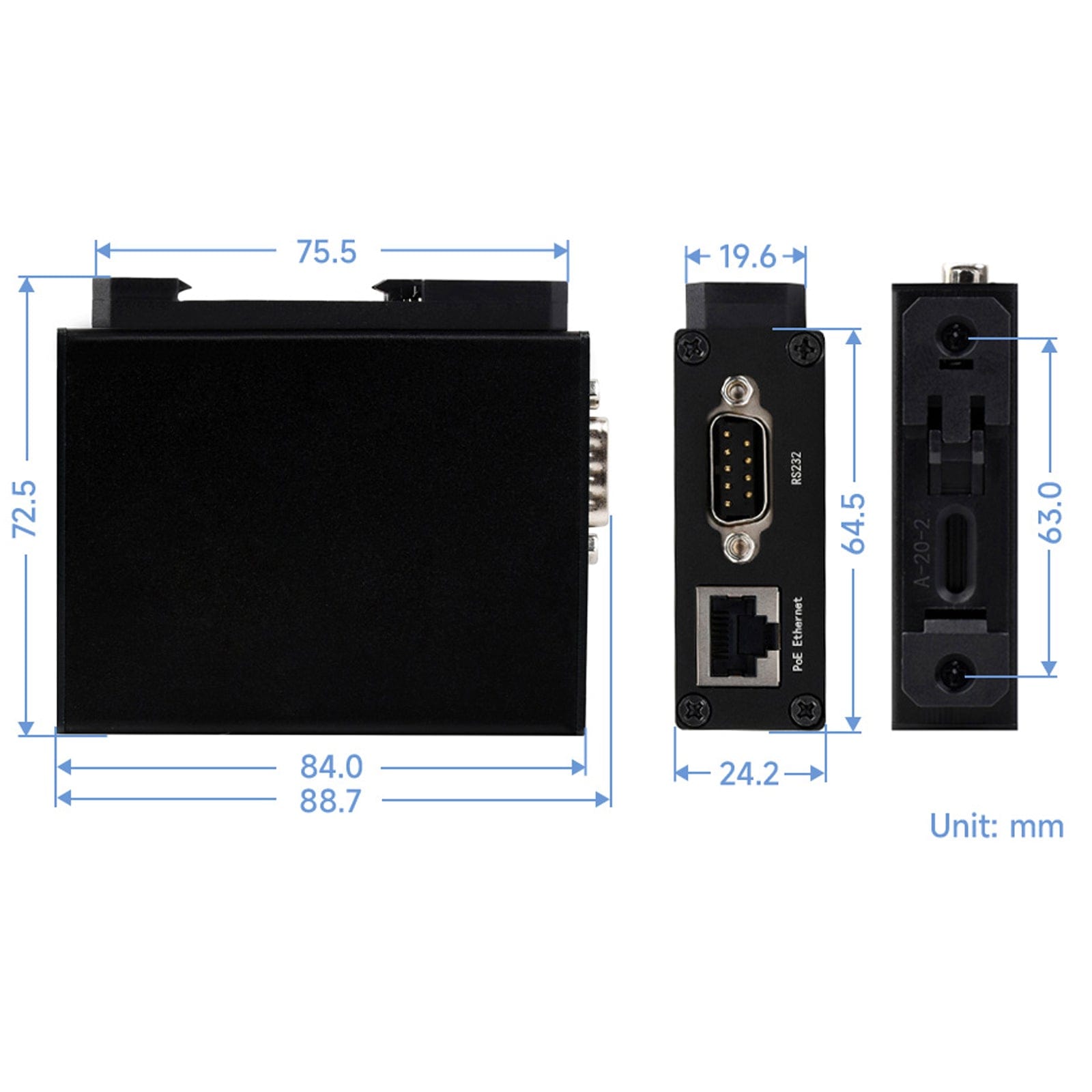 RS232/485/422 to RJ45 Ethernet Module - The Pi Hut