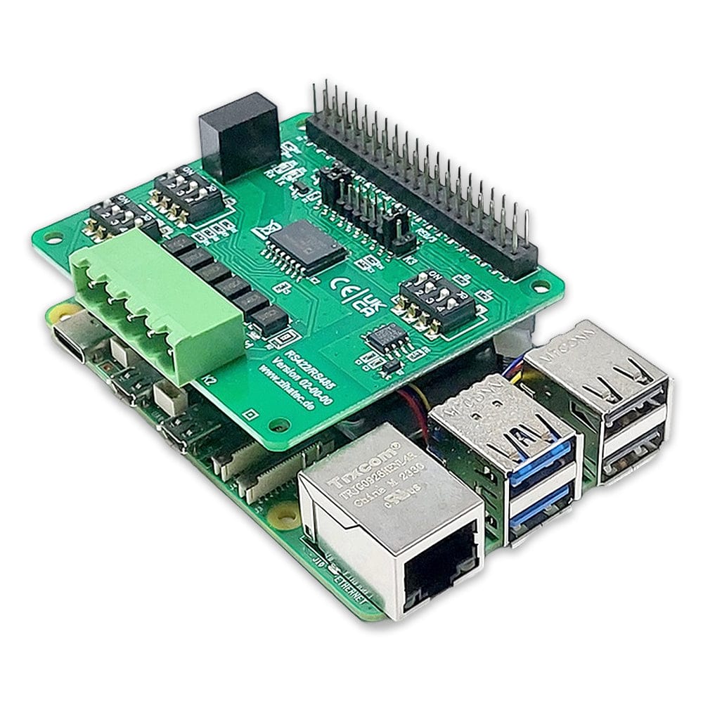 RS422 / RS485 Serial HAT V2 for Raspberry Pi by Zihatec - The Pi Hut