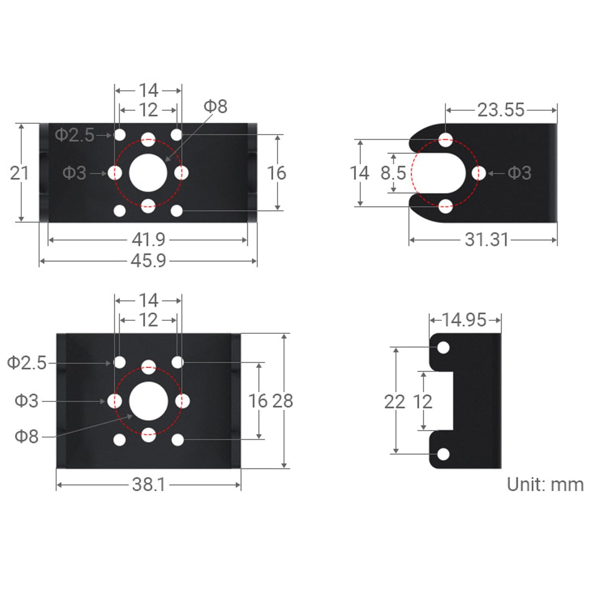 RS485 Servo Motor (35kg.cm)