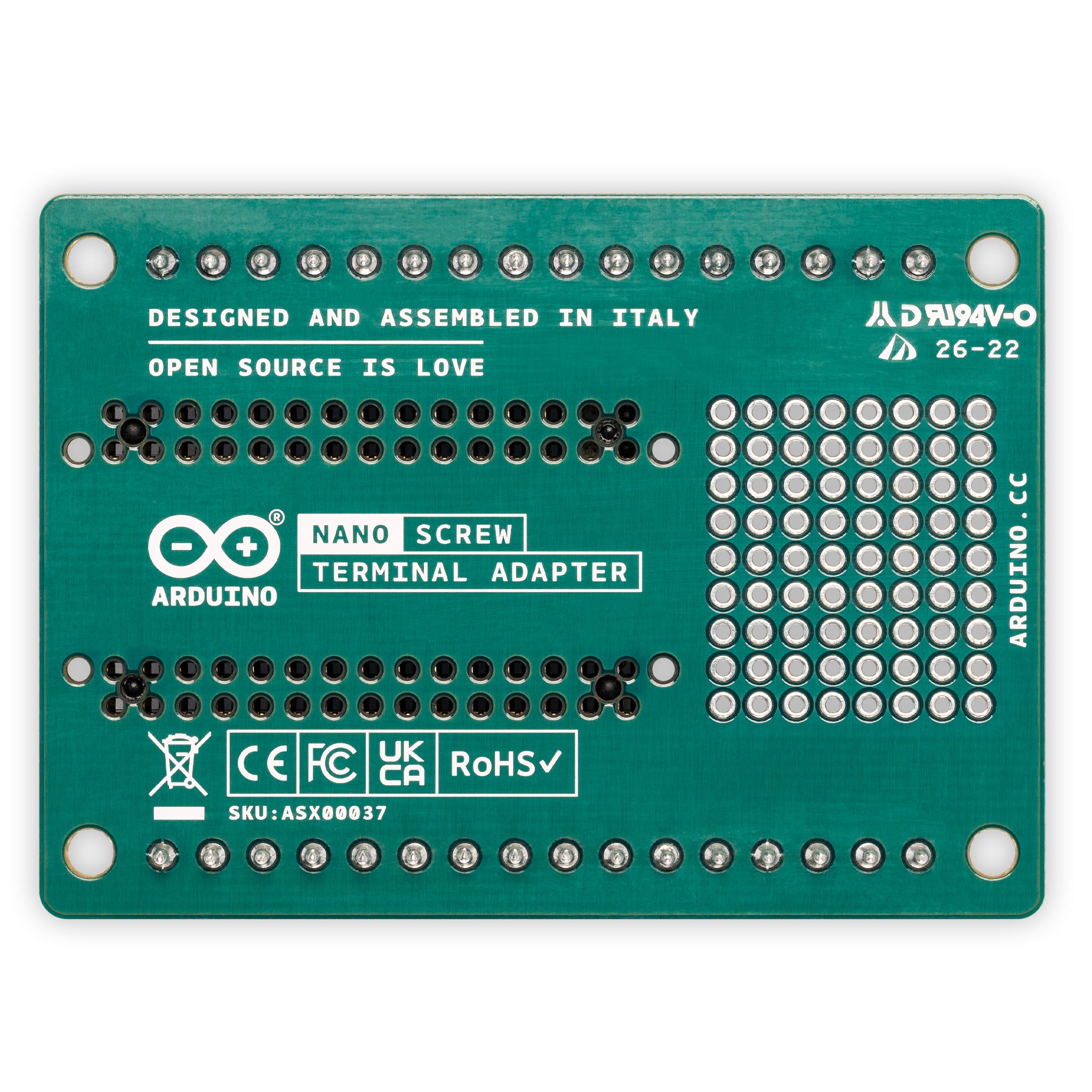 Arduino Nano Screw Terminal Adapter