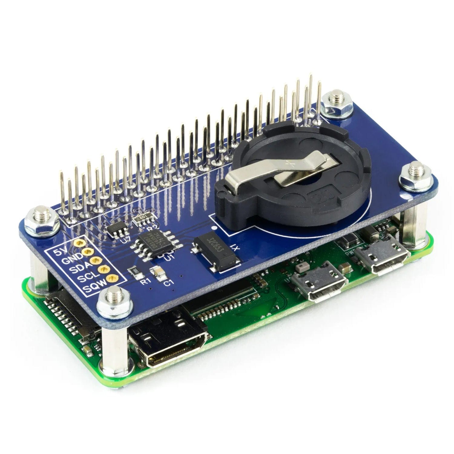 RTC Pi by ABelectronics - The Pi Hut