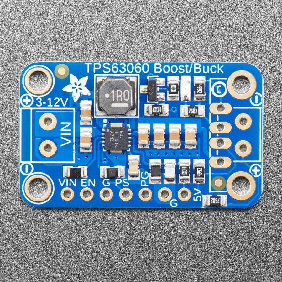 VERTER 5V USB Buck-Boost - 500mA from 3V-5V / 1000ma from 5V-12V