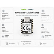 Seeed Studio XIAO nRF54LM20A SENSE by Seeed - The Pi Hut