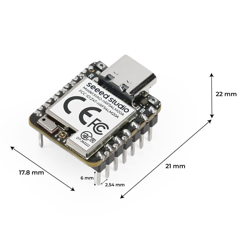 Seeed Studio XIAO nRF54LM20A SENSE by Seeed - The Pi Hut
