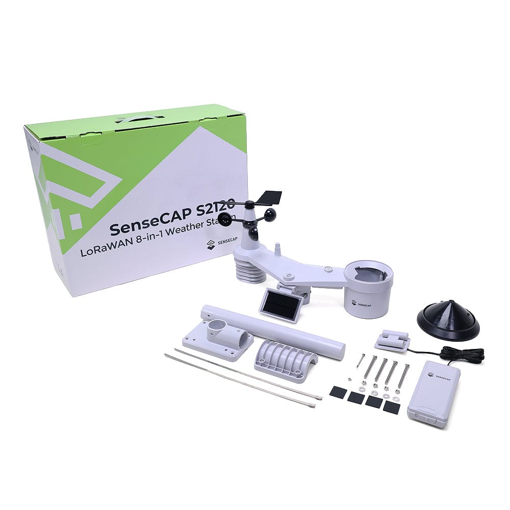 SenseCAP S2120 - 8-in-1 LoRaWAN Weather Sensor by Seeed - The Pi Hut