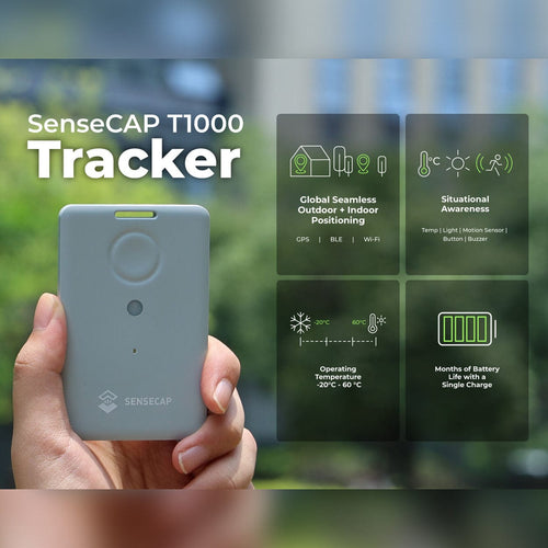 SenseCAP T1000-A LoRaWAN Tracker (with sensors) - The Pi Hut