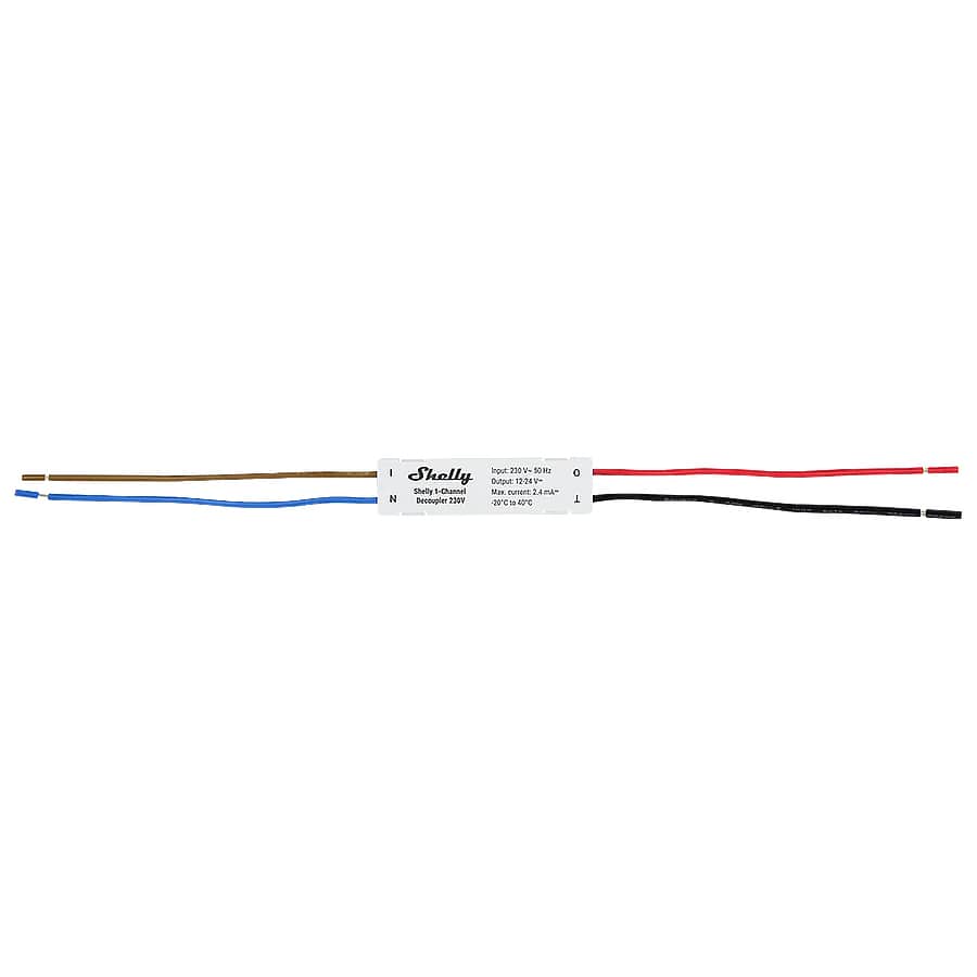 Shelly 1-Channel Decoupler - 230V by Shelly - The Pi Hut
