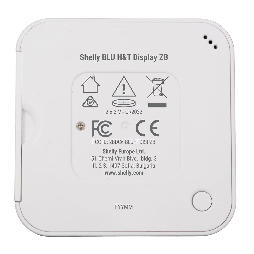 Shelly BLU H&T Display ZB by Shelly - The Pi Hut