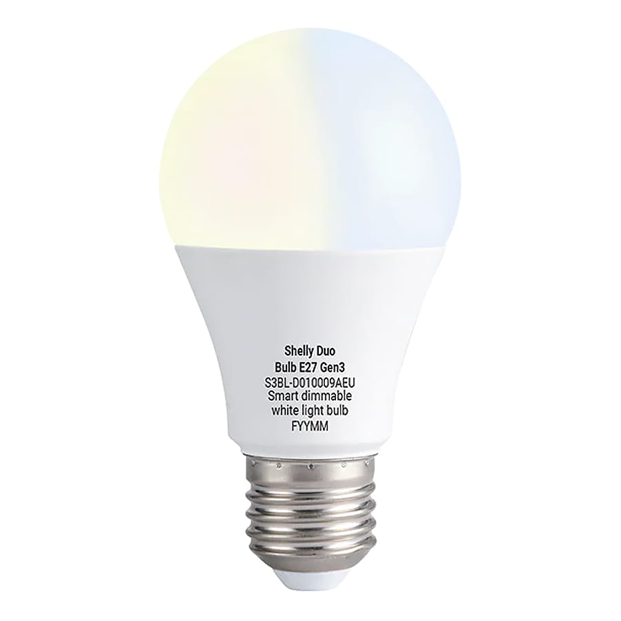 Shelly Duo Bulb E27 Gen3 by Shelly - The Pi Hut