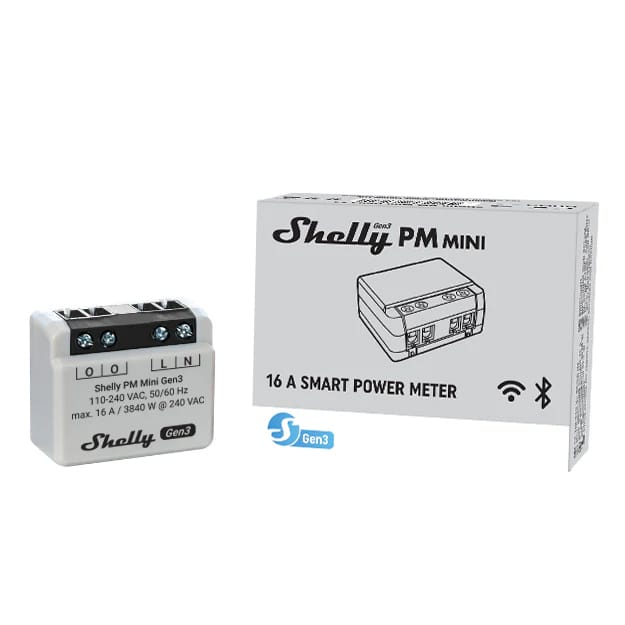 Shelly PM Mini Gen3 by Shelly - The Pi Hut