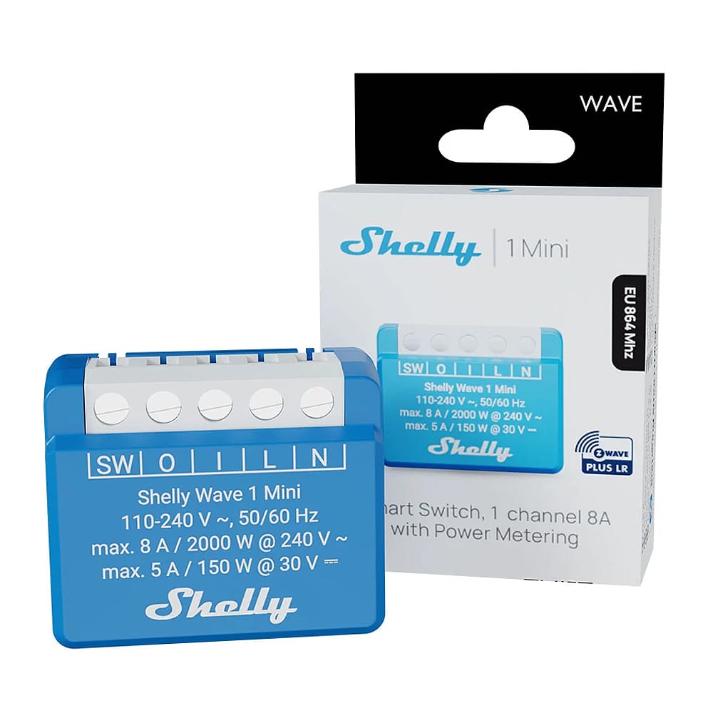 Shelly Wave 1 Mini LR by Shelly - The Pi Hut