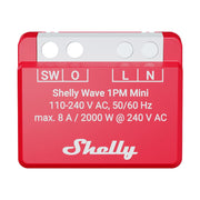 Shelly Wave 1PM Mini LR by Shelly - The Pi Hut