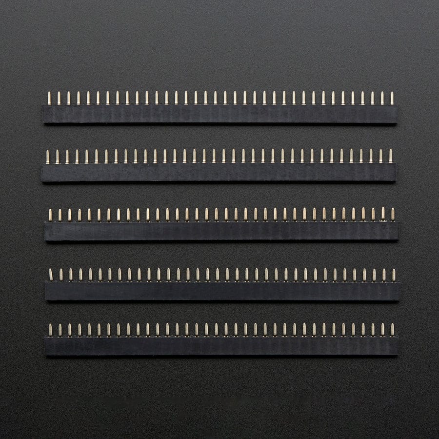 Short Female Headers 36-pin 2.54mm - Pack of 5 by The Pi Hut - The Pi Hut