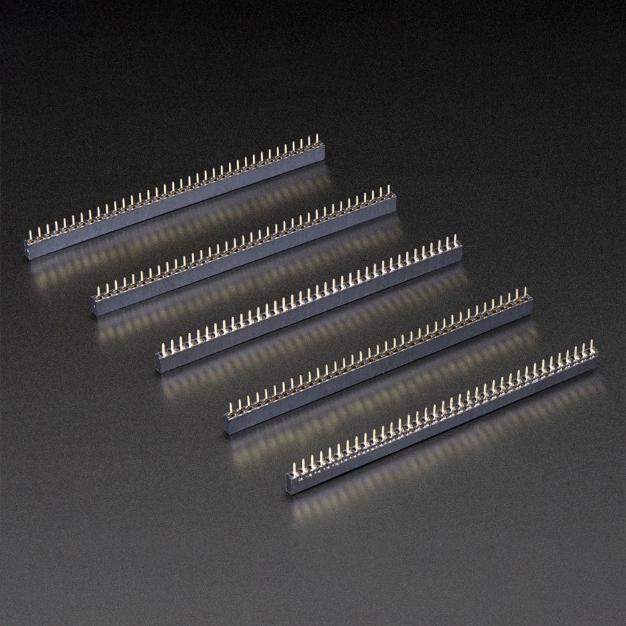 Short Female Headers 36-pin 2.54mm - Pack of 5 by The Pi Hut - The Pi Hut