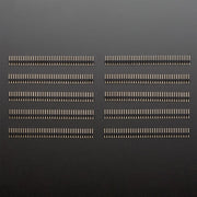 Short Male Headers 36-pin 2.54mm - Pack of 10 by Adafruit - The Pi Hut