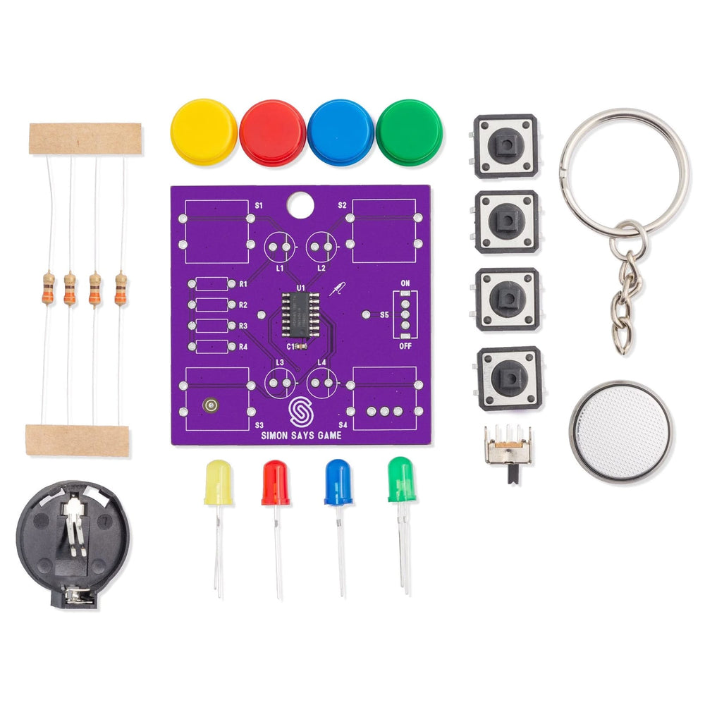 Simon Says Game Solder Kit by Soldered Electronics - The Pi Hut