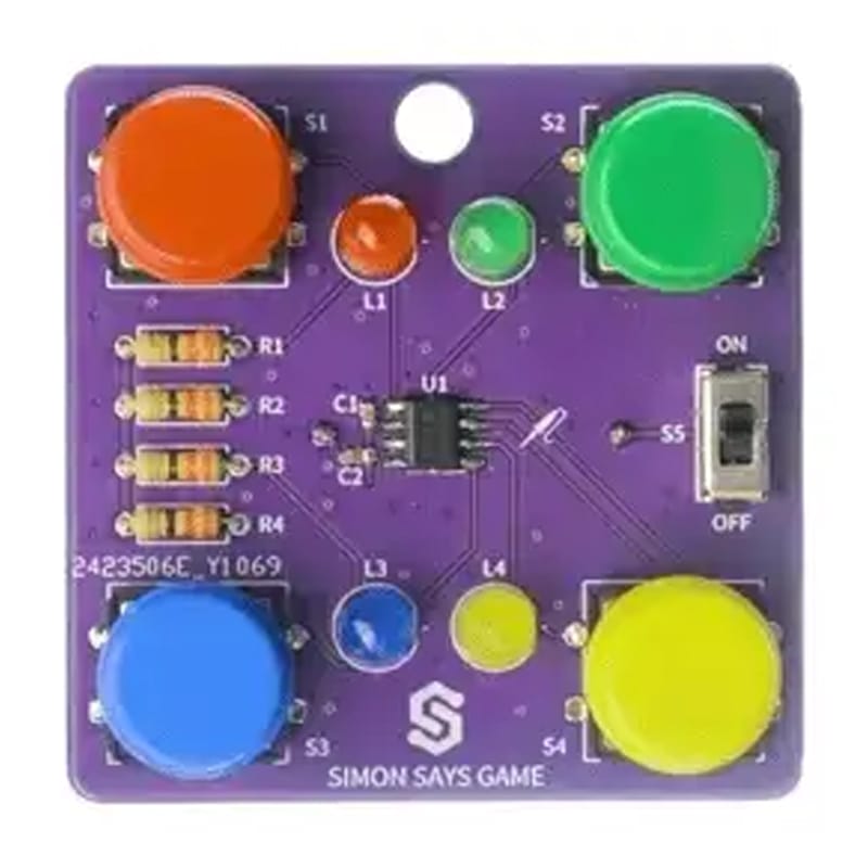 Simon Says Game Solder Kit by Soldered Electronics - The Pi Hut