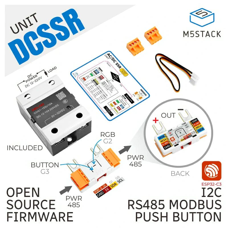 Single-phase DC SSR Unit (CDG1. 1DD-10A) - The Pi Hut