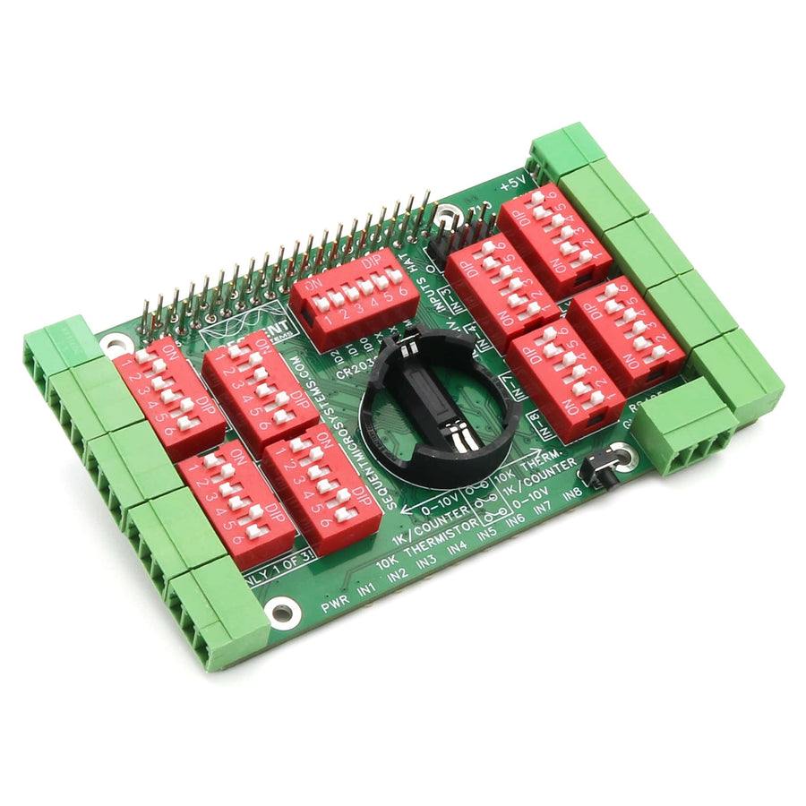 Sixteen Analog/Digital Inputs 8-Layer Stackable HAT for Raspberry Pi v1 ...
