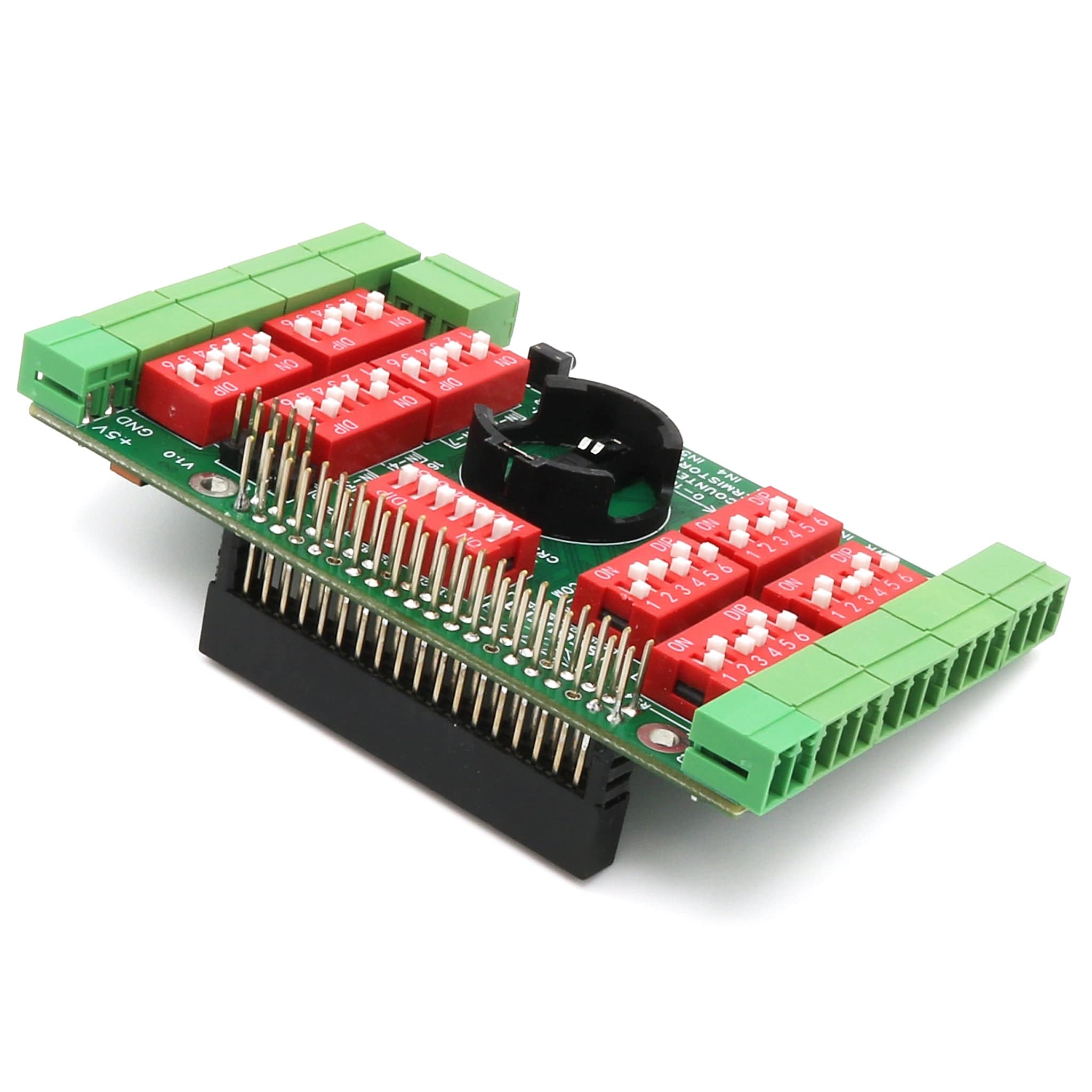 Sixteen Analog/Digital Inputs 8-Layer Stackable HAT for Raspberry Pi