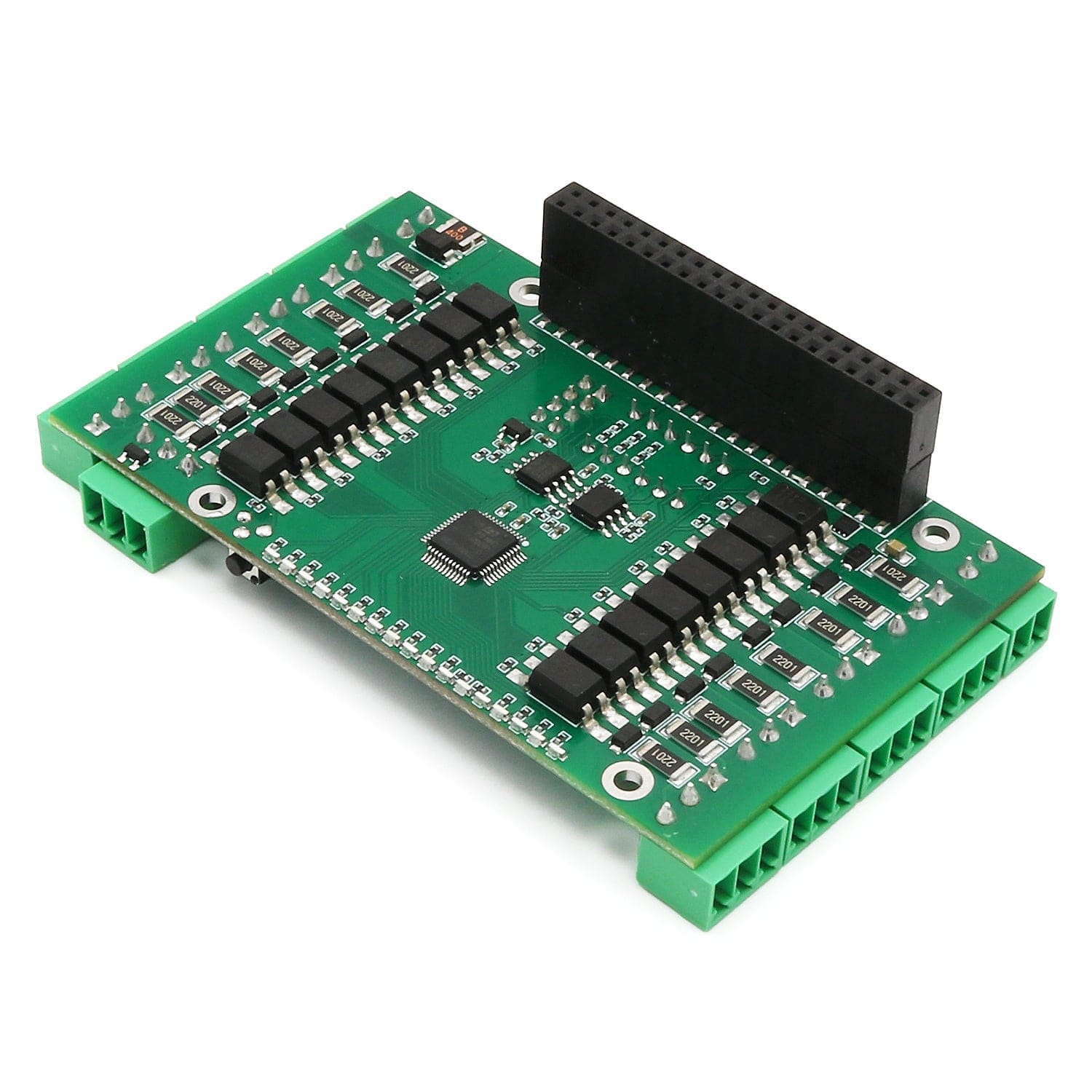 Sixteen LV Digital Inputs 8-Layer Stackable HAT for Raspberry Pi (v3.0)